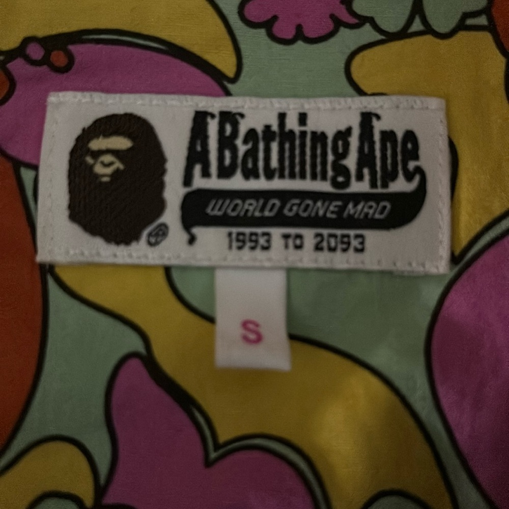 LiKE NEW ( only wore twice) BAPE SHORT SLEEVE SUMMER SHIRT WOMENS